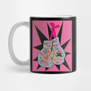 Pink Ribbon Boxing Mug